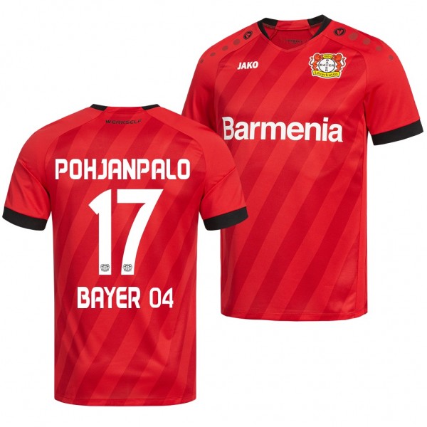 Men's Bayer Leverkusen Joel Pohjanpalo Home Jersey