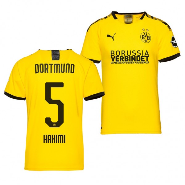 Men's Borussia Dortmund Achraf Hakimi Jersey 19-20 Borussia Verbindet