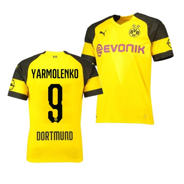Men's Borussia Dortmund Replica Andriy Yarmolenko Jersey Home