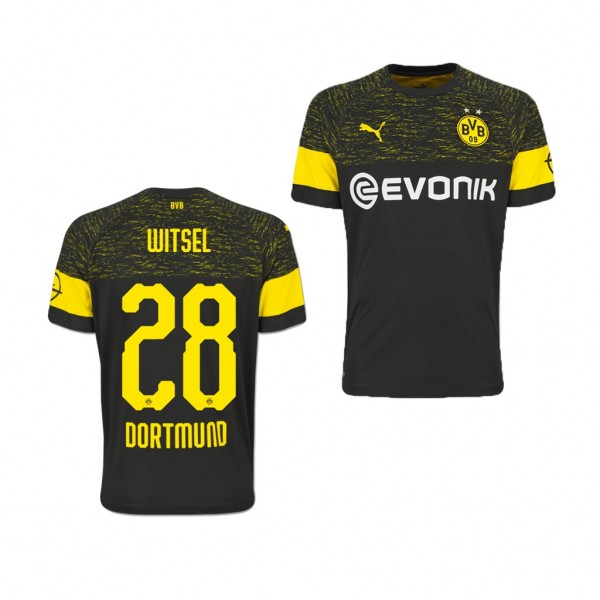 Men's Away Borussia Dortmund Axel Witsel Black Jersey