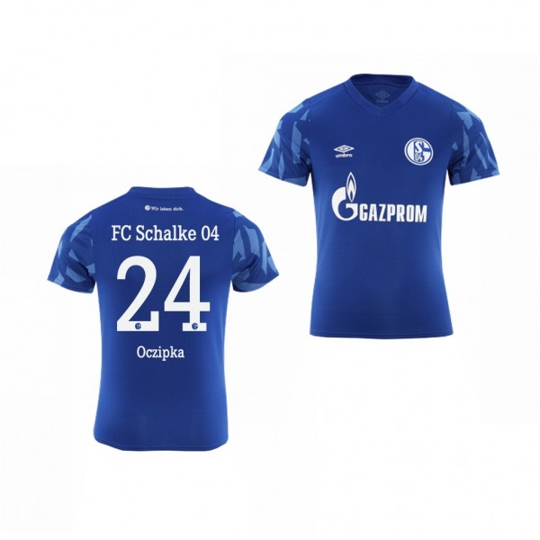 Youth Schalke 04 Bastian Oczipka 19-20 Home Jersey