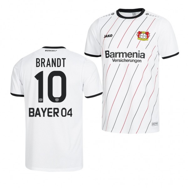 Men's Bayer Leverkusen Julian Brandt Away White Jersey