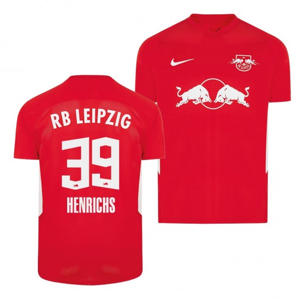Men's Benjamin Henrichs RB Leipzig Fourth Jersey Red 2020-21 Replica
