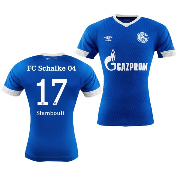 Men's Schalke 04 Home Benjamin Stambouli Jersey