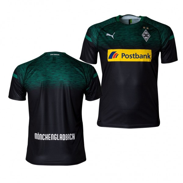 Men's Borussia Monchengladbach Away Black Jersey