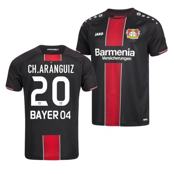 Men's Bayer Leverkusen Home Charles Aranguiz Jersey