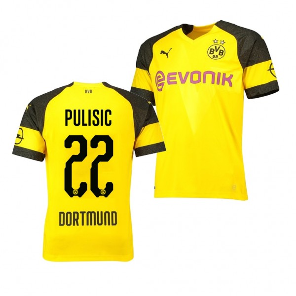 Men's Borussia Dortmund Replica Christian Pulisic Jersey Home