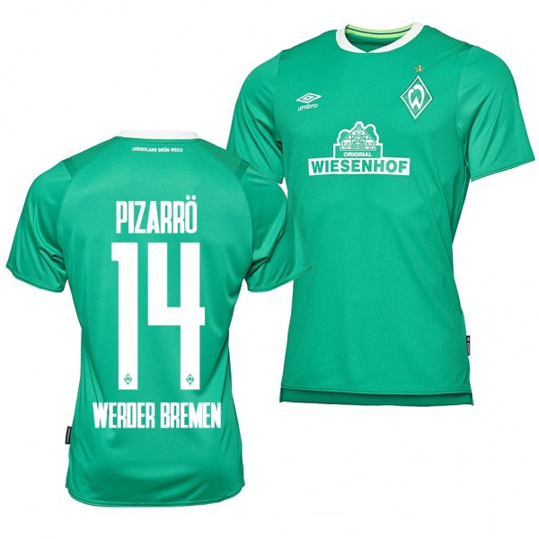 Men's Werder Bremen Claudio Pizarro Home Jersey