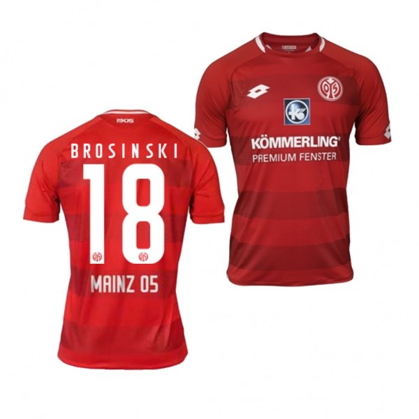Men's FSV Mainz 05 Home Daniel Brosinski Jersey
