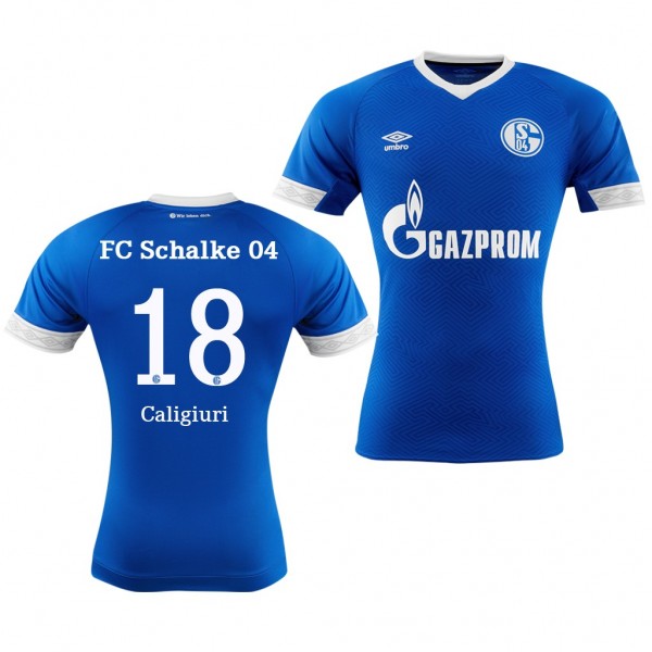 Men's Schalke 04 Home Daniel Caligiuri Jersey