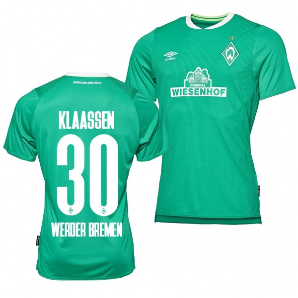 Men's Werder Bremen Davy Klaassen Home Jersey