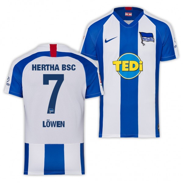 Men's Hertha BSC Berlin Eduard Lowen Home Jersey