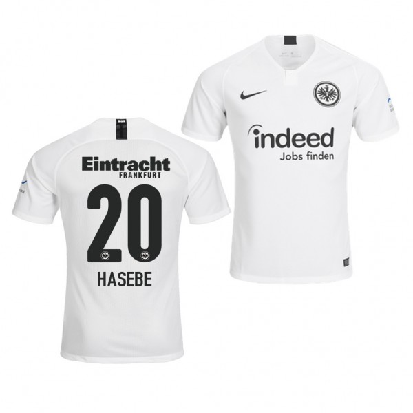 Men's Eintracht Frankfurt Makoto Hasebe Away White Jersey