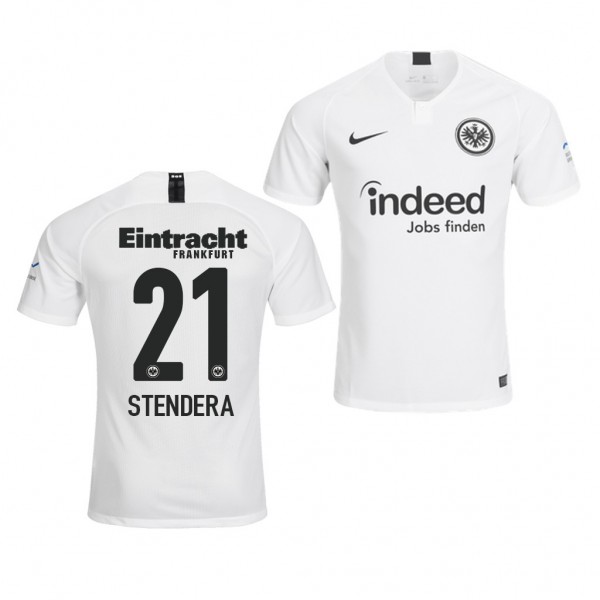Men's Eintracht Frankfurt Marc Stendera Away White Jersey