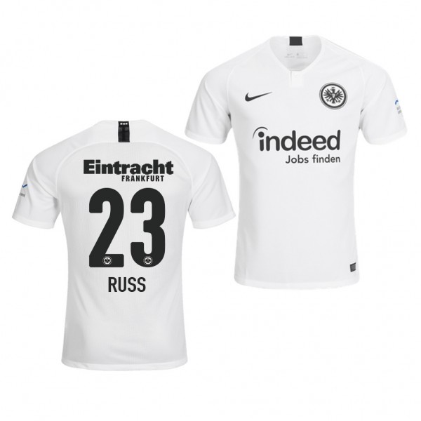 Men's Eintracht Frankfurt Marco Russ Away White Jersey