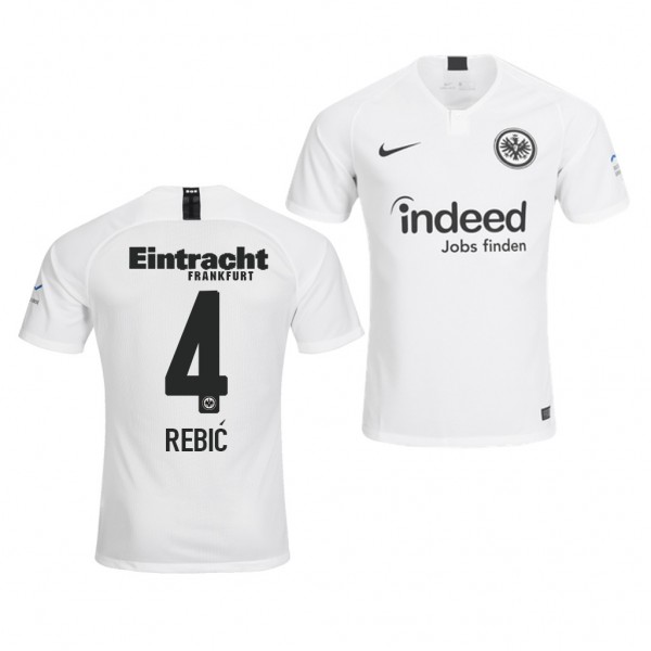 Men's Eintracht Frankfurt Ante Rebic Away White Jersey