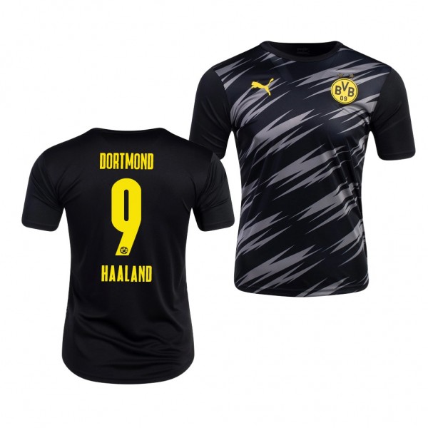 Men's Erling Haaland Borussia Dortmund Pre Match Jersey Black
