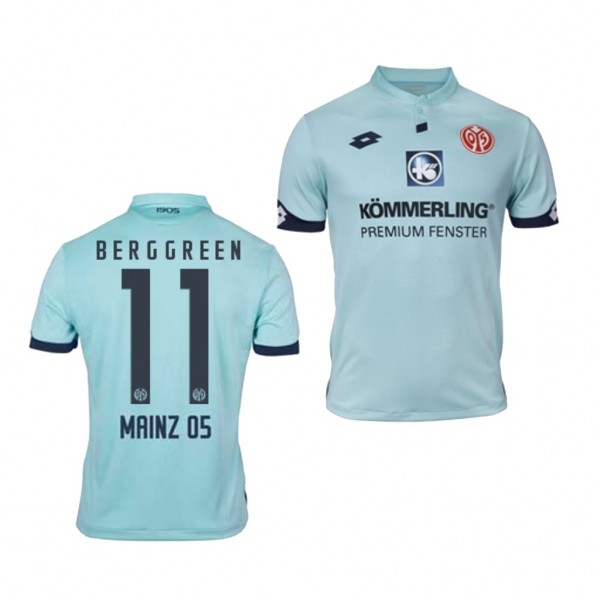 Men's FSV Mainz 05 Emil Berggreen Away Light Blue Jersey