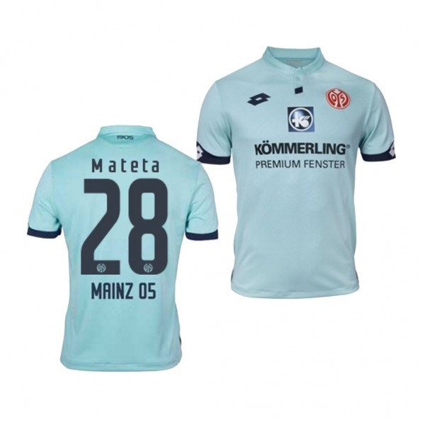 Men's FSV Mainz 05 Jean-Philippe Mateta Away Light Blue Jersey
