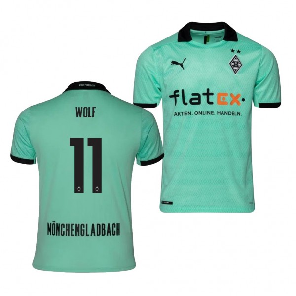 Men's Hannes Wolf Borussia Monchengladbach Third Jersey White 2020-21 Replica