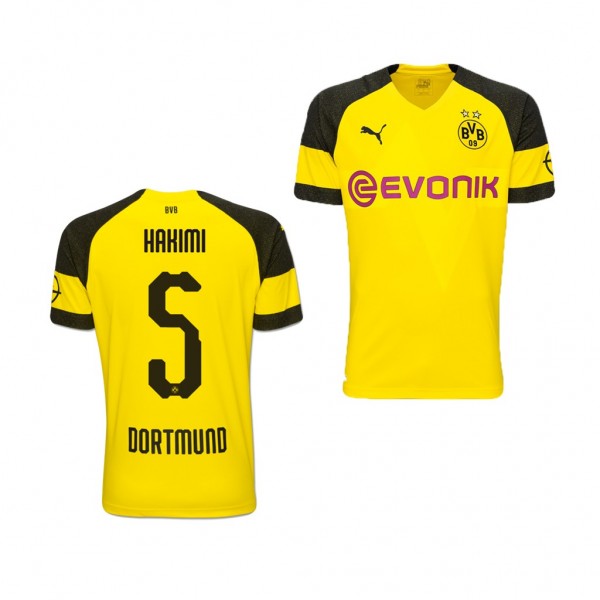 Youth Borussia Dortmund Achraf Hakimi Jersey Home Official