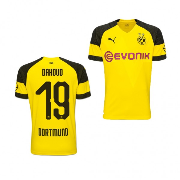 Youth Borussia Dortmund Mahmoud Dahoud Jersey Home Official