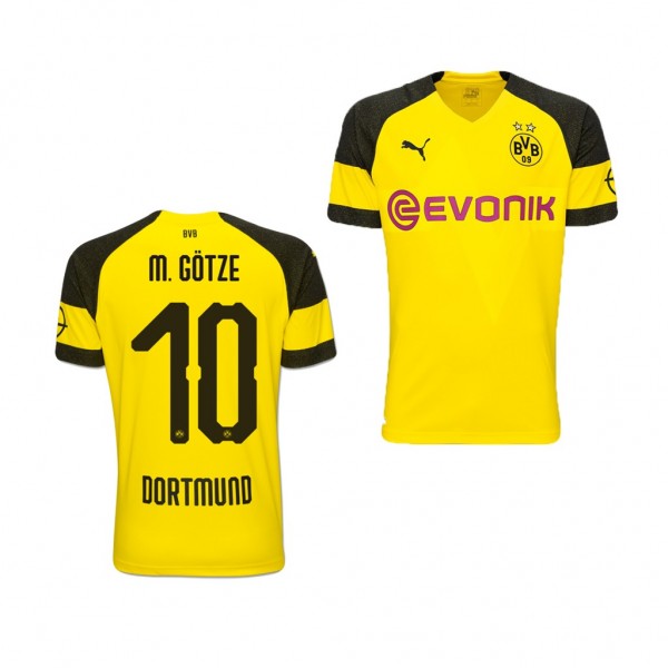 Youth Borussia Dortmund Mario Gotze Jersey Home Official