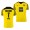 Men's Jadon Sancho Borussia Dortmund 2021-22 Home Jersey Yellow Replica