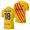 Men's Jordi Alba Barcelona Champions League Jersey Yellow Fourth