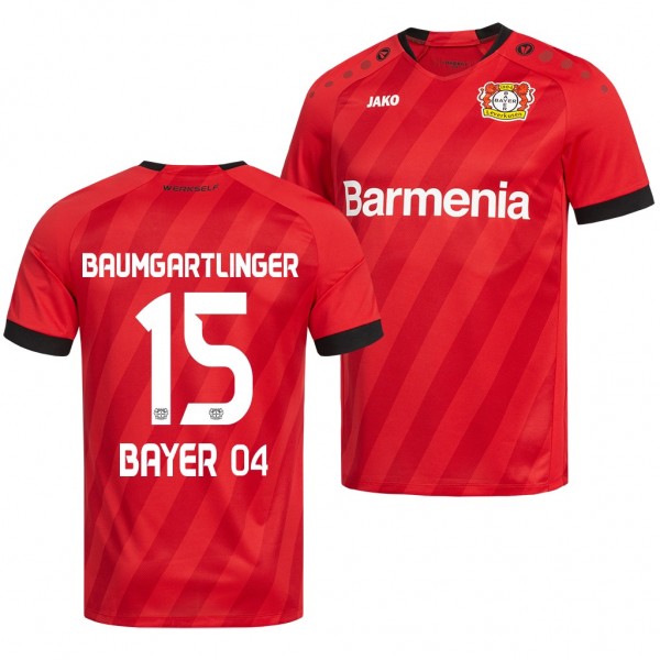 Men's Bayer Leverkusen Julian Baumgartlinger Home Jersey