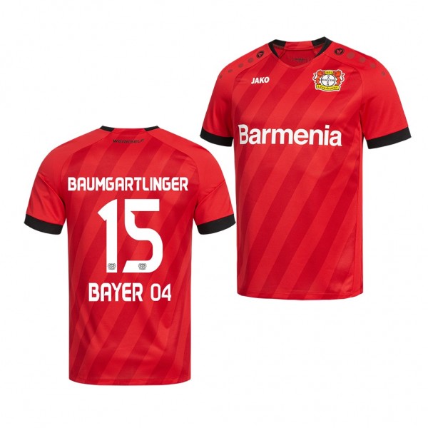 Youth Bayer Leverkusen Julian Baumgartlinger Home Jersey