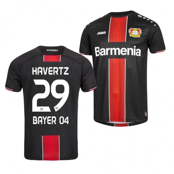 Men's Bayer Leverkusen Kai Havertz Jersey Away 19-20 Short Sleeve