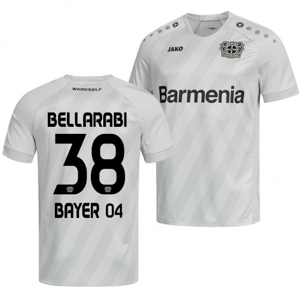 Men's Bayer Leverkusen Karim Bellarabi Jersey Third 19-20 White