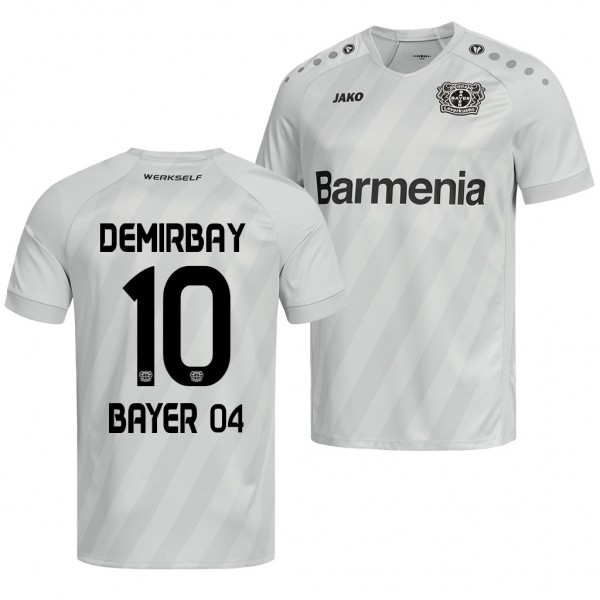 Men's Bayer Leverkusen Kerem Demirbay Jersey Third 19-20 White