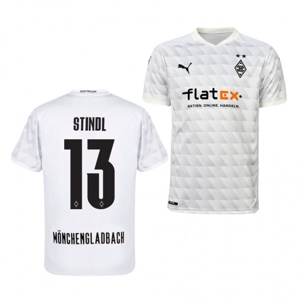 Men's Lars Stindl Borussia Monchengladbach Home Jersey White 2020-21 Replica