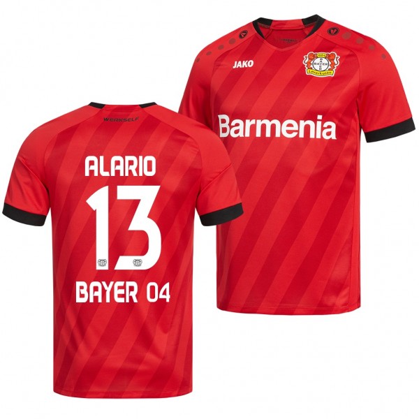 Men's Bayer Leverkusen Lucas Alario Home Jersey