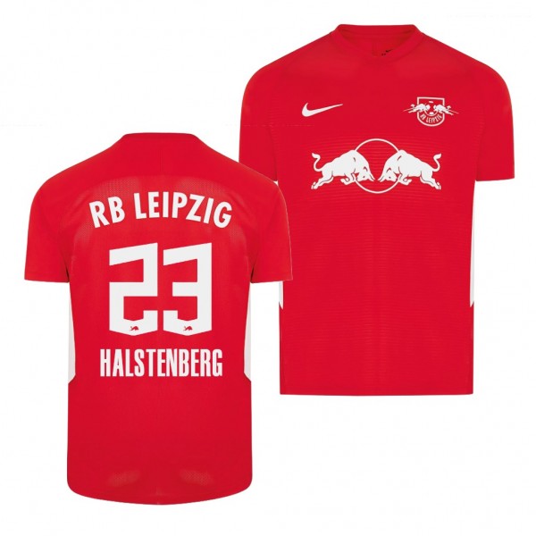 Men's Marcel Halstenberg RB Leipzig Fourth Jersey Red 2020-21 Replica