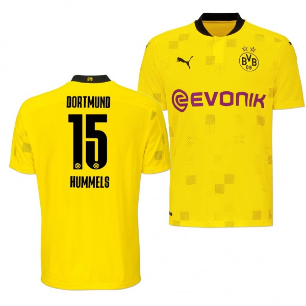 Men's Mats Hummels Borussia Dortmund BVB CUP Jersey Yellow