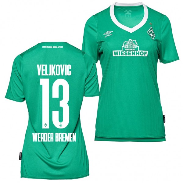 Women's Werder Bremen Milos Veljkovic Home Jersey