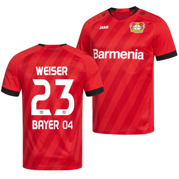 Men's Bayer Leverkusen Mitchell Weiser Home Jersey