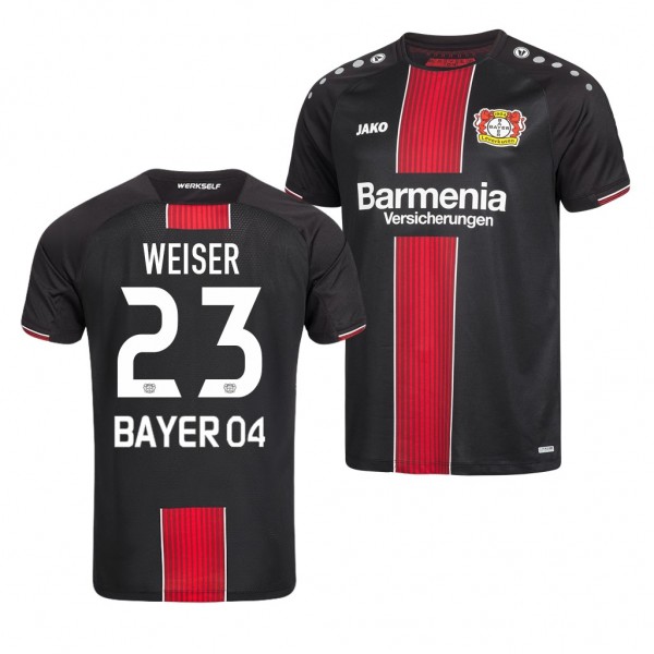 Men's Bayer Leverkusen Home Mitchell Weiser Jersey Replica