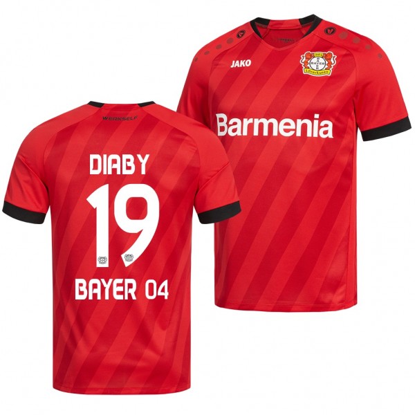 Men's Bayer Leverkusen Moussa Diaby Home Jersey