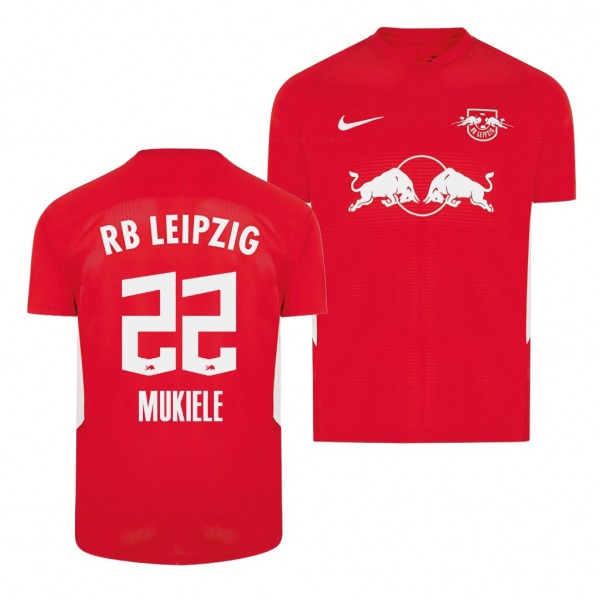 Men's Nordi Mukiele RB Leipzig Fourth Jersey Red 2020-21 Replica