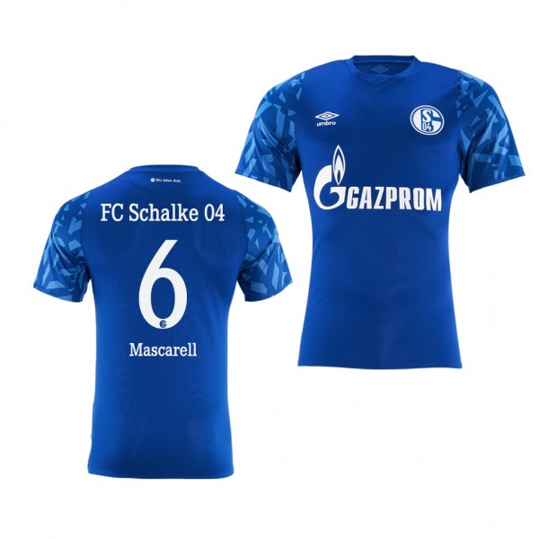 Men's Schalke 04 Omar Mascarell 19-20 Home Jersey