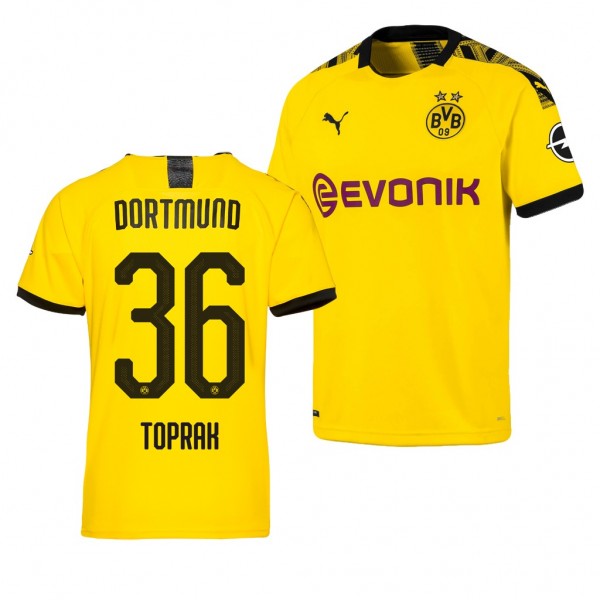 Men's Borussia Dortmund Omer Toprak Jersey 19-20 Home