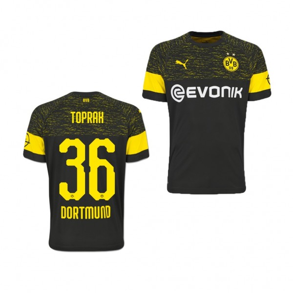 Men's Away Borussia Dortmund Omer Toprak Black Jersey