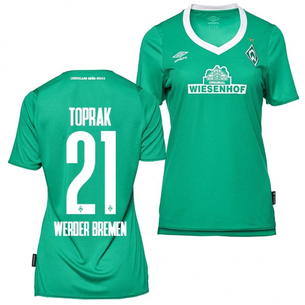Women's Werder Bremen Omer Toprak Home Jersey
