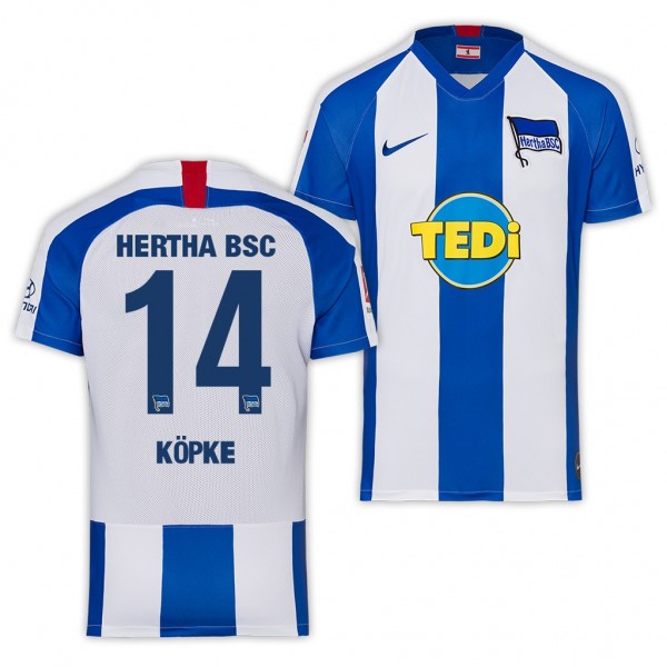 Men's Hertha BSC Pascal Kopke Home Jersey