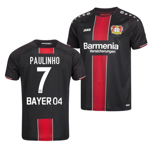 Men's Bayer Leverkusen Home Paulinho Jersey