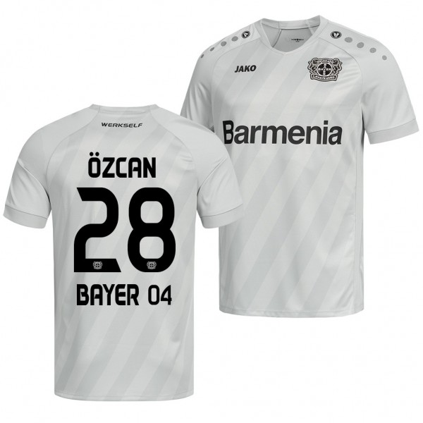 Men's Bayer Leverkusen Ramazan Ozcan Jersey Third 19-20 White